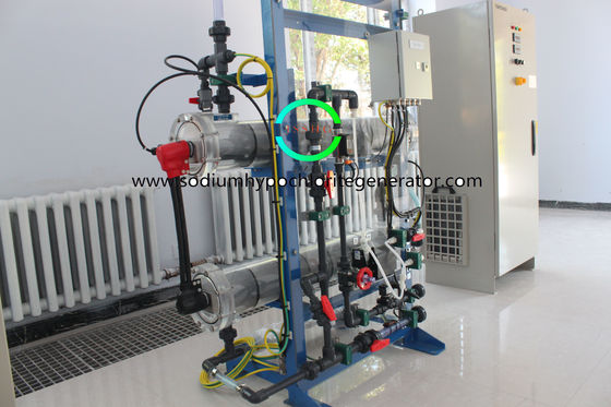 Large Split Type Industrial Electrolysis Of Brine 0.8 %  NaCIO System 30 kg / h