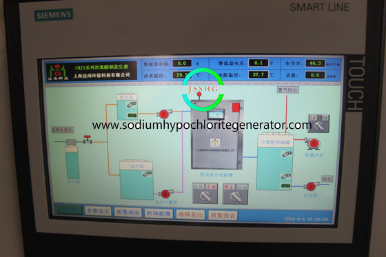 Large Manual Sodium Hypochlorite Generation System Electrolysis Of Brine Products