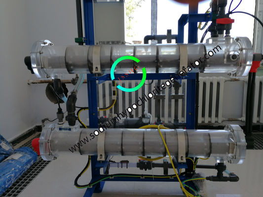 1 Kg / h Intelligent Chlorine Salt Water Electrolysis Sodium Hypochlorite Plant