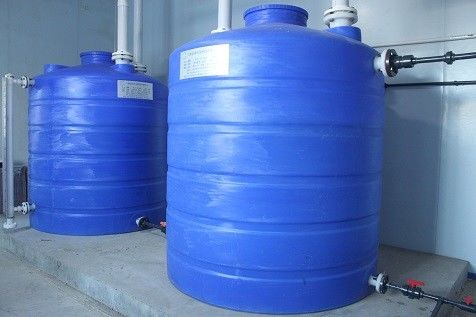 High Integrated PPH Food Storage Tank For Sodium Hypochlorite Dosing Part
