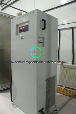 Large scale sodium hypochlorite generator for drinking water disinfection