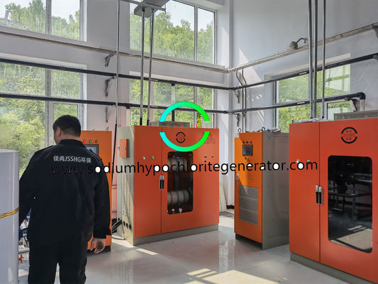 Automatic sodium hypochlorite generator system for sewage disposal
