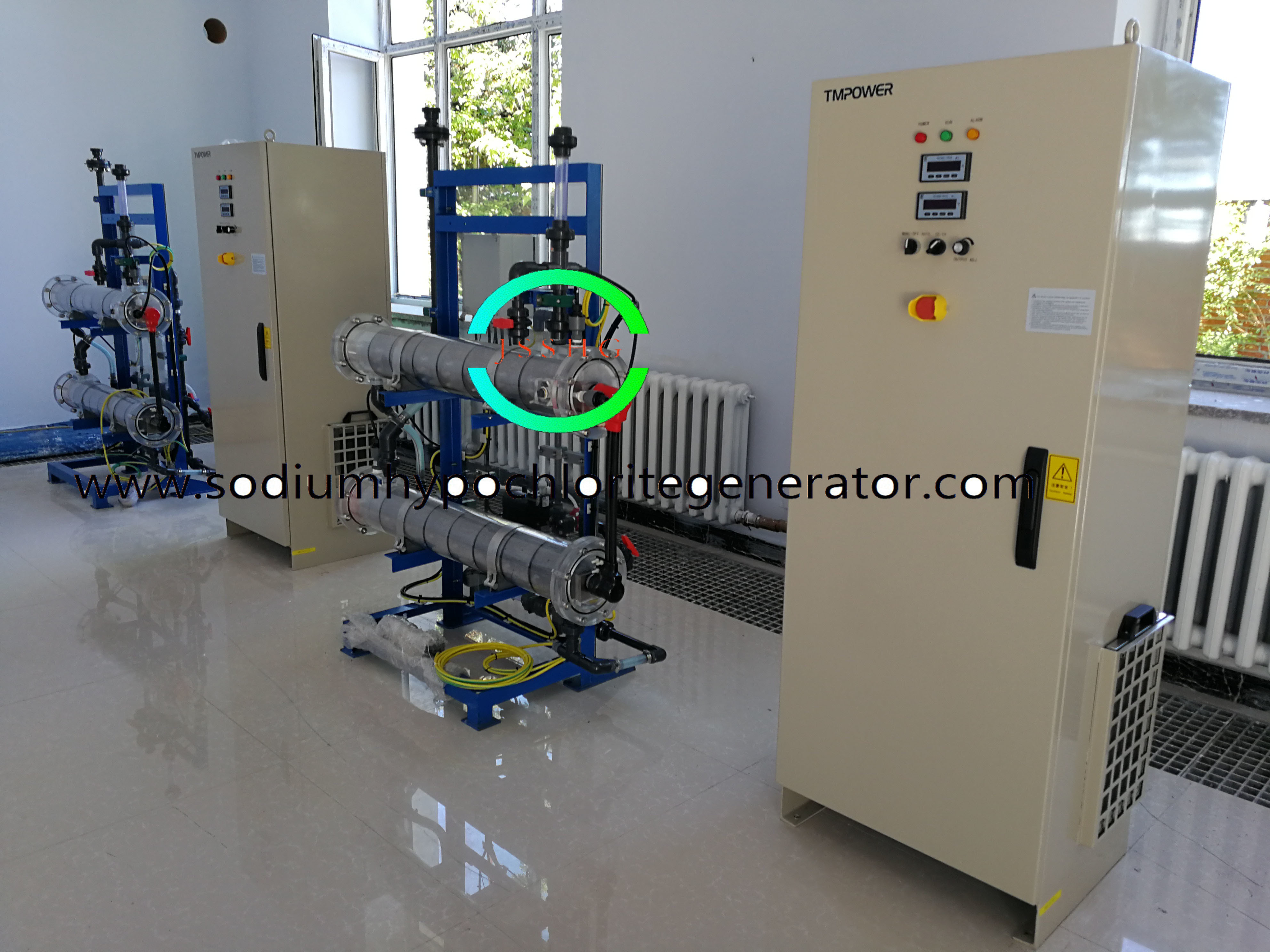 Salt water Electrochlorination On Site Sodium Hypochlorite Generation Systems