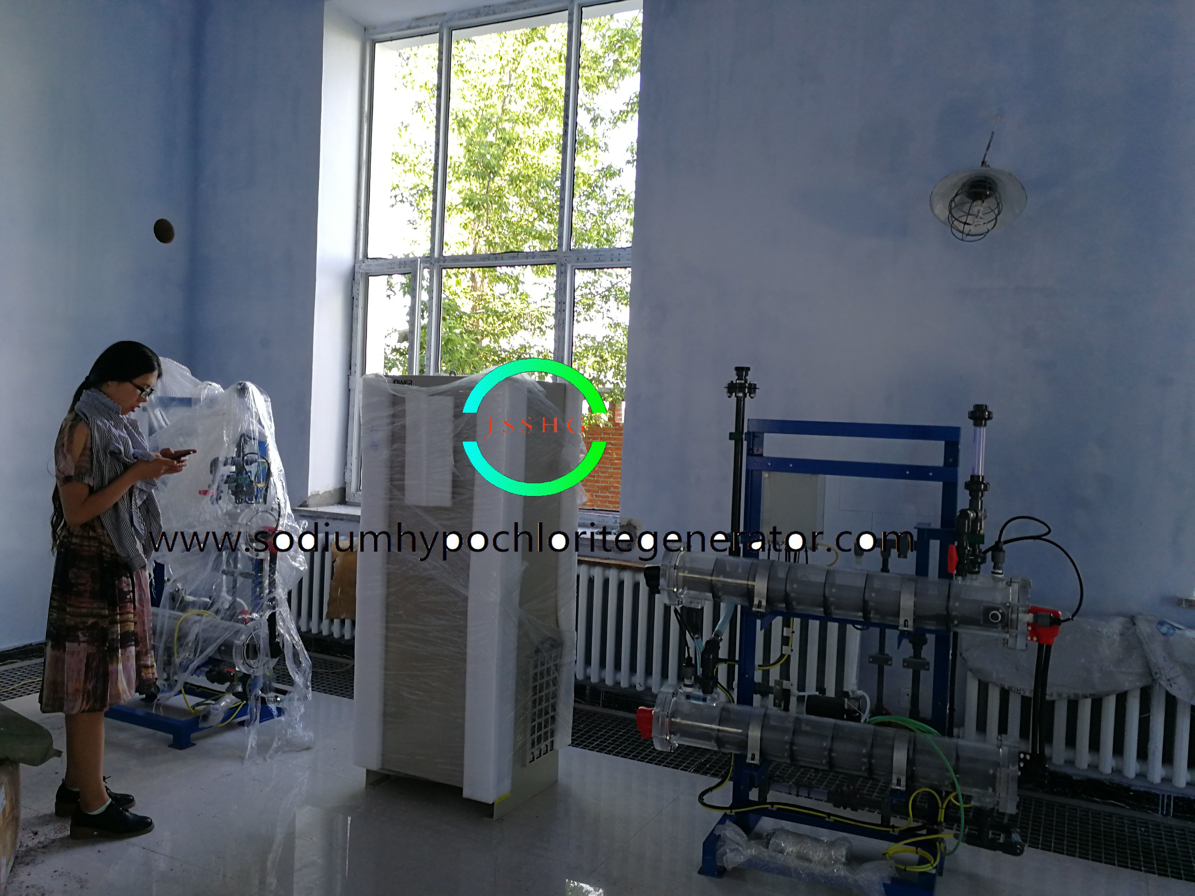 3000 g / h  0.8% High Purity Brine Electrolysis Sodium Hypochlorite Generation System