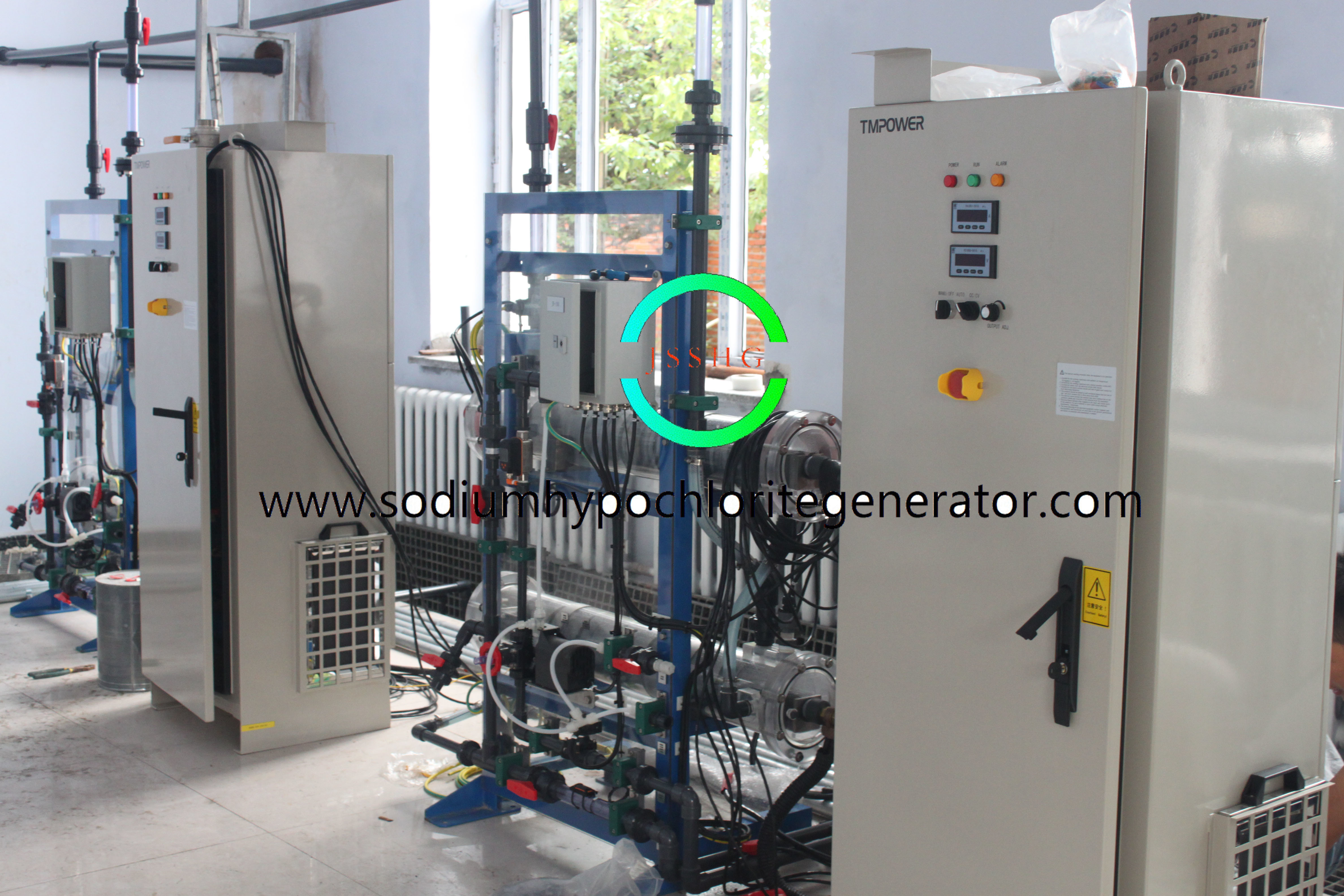 Large Split Type Modular Integrated Of 0.8 % Brine Electrolysis System