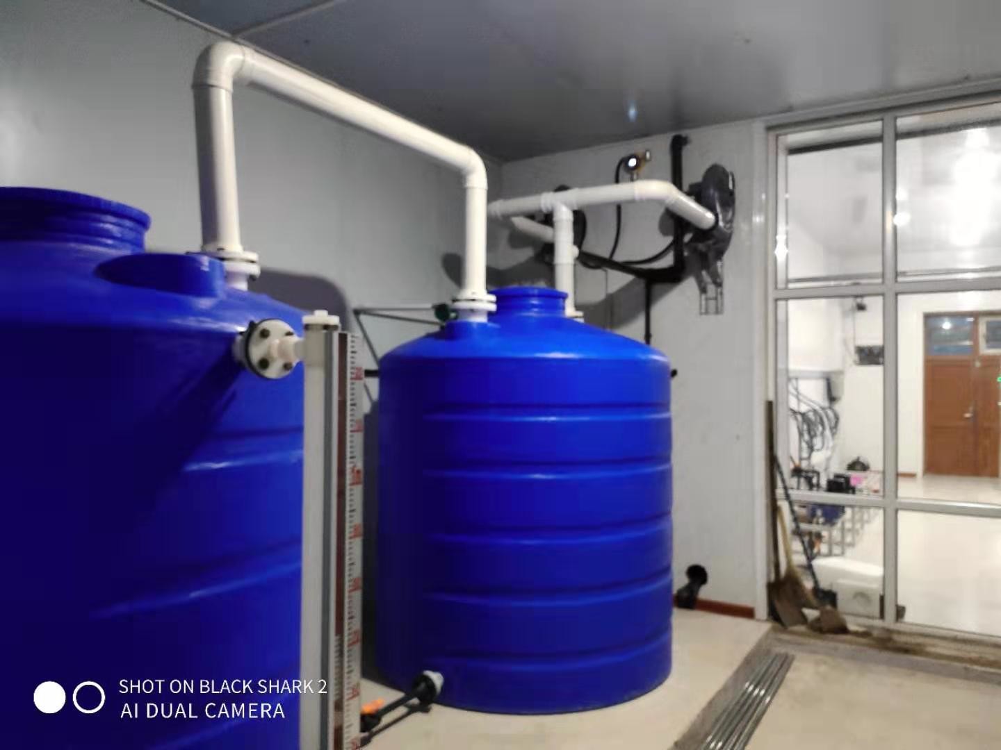 High Integrated PPH Food Storage Tank For Sodium Hypochlorite Dosing Part